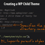 Creating a WP Child Theme