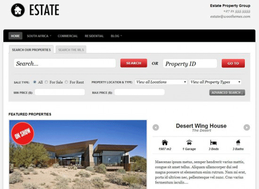 Estate Theme Estate Theme