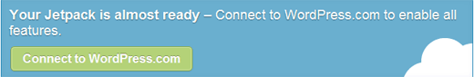 Jetpack Connect with WordPress.com