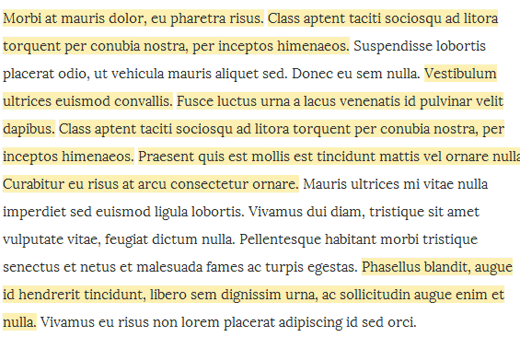 WP Emphasis Highlight Sentence WP Emphasis Highlight Sentence