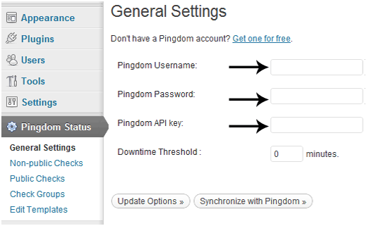 Pingdom Status for WordPress Pingdom Status for WordPress