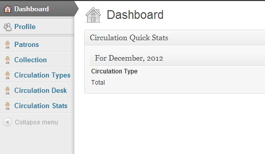 Web Librarian Admin Dashboard
