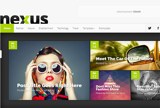 Nexus - Responsive WordPress Theme by Elegant
