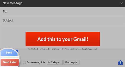 boomerang for gmail add account to your team