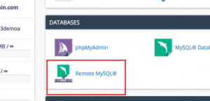 Remote MySQL in cPanel Remote MySQL in cPanel