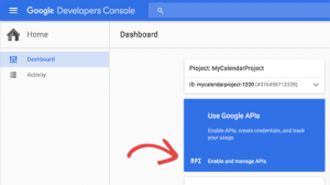Enable API Keys Enable API Keys