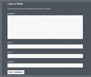 New comment form layout after WordPress 4.4 New comment form layout after WordPress 4.4