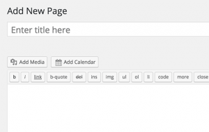 Add calendar button on the post edit screen Add calendar button on the post edit screen