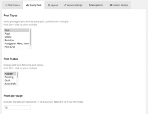 Query posts to be displayed in the grid Query posts to be displayed in the grid