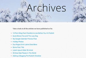 List all posts in WordPress List all posts in WordPress