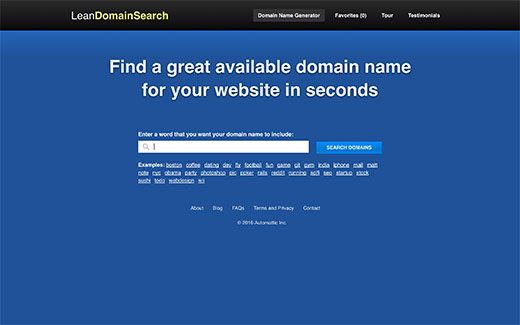 Lean Domain Search Lean Domain Search