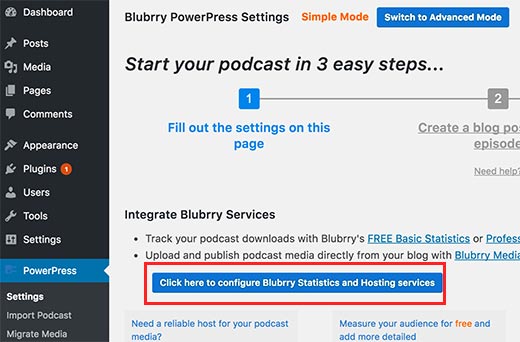 Setup Blubrry in Powerpress plugin Setup Blubrry in Powerpress plugin