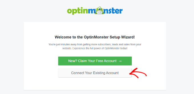 Link your existing account