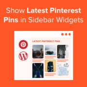 How to Show Your Latest Pinterest Pins in WordPress Sidebar Widgets