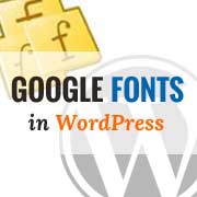 Google Fonts in WordPress