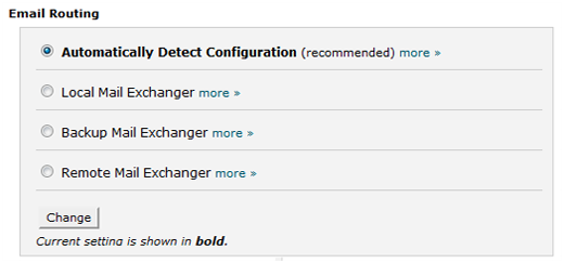 Domain name configuration