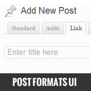 Post Formats UI