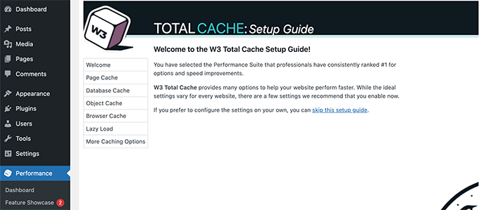 W3 Total Cache set up