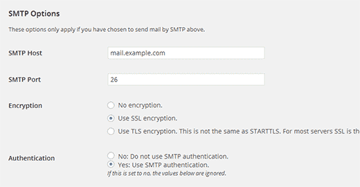 Настройки WP Mail SMTP