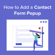 Add a contact form popup in wordpress