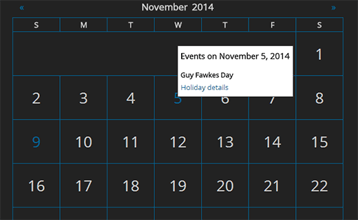 Google Calendar Events