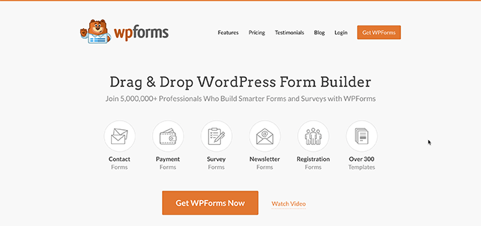 WPForms 网站