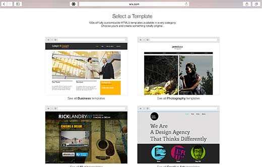 Wix Templates