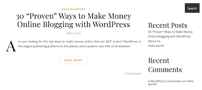 WordPress 更多区块
