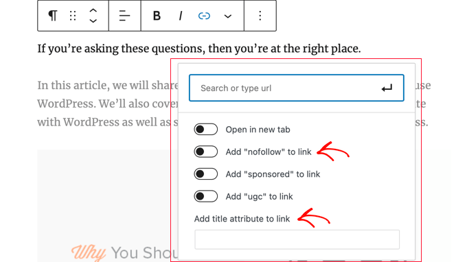 AIOSEO, Bağlantı Ekle Açılır Penceresine NoFollow ve Başlık Nitelikleri Ekler