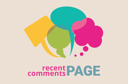 Creating a recent comments page in WordPress
