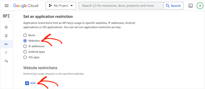 Restricting access to the Google Maps API key Restricting access to the Google Maps API key
