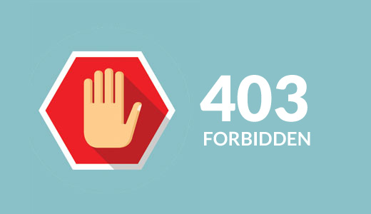 رفع خطای 403 ممنوع در وردپرس