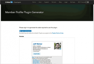 How to Add Your LinkedIn Profile to WordPress