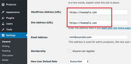 Thay đổi URL WordPress để sử dụng HTTPS