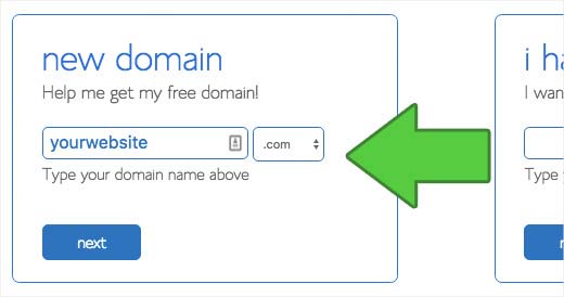 Choose domain