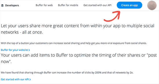 Create Buffer app