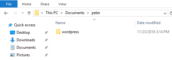 复制WordPress文件夹