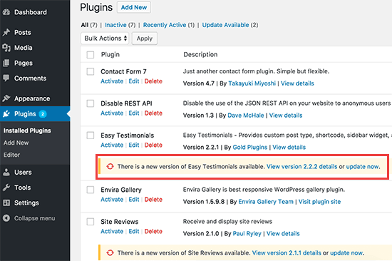 What happens if you dont update WordPress plugins?