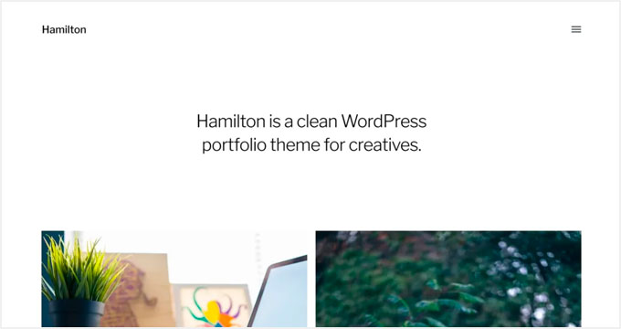 WebHostingExhibit hamilton-1 24 Best WordPress Themes for Graphic Designers (2023)  