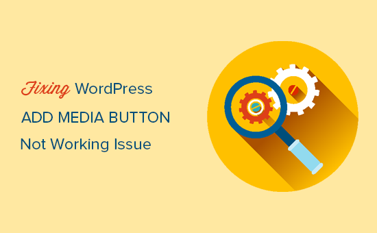 Arreglar el botón Agregar medios que no funciona in WordPress