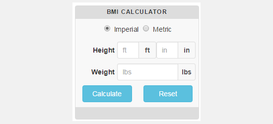 BMI CC Calculator