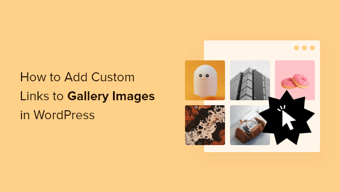 Add custom links to gallery images