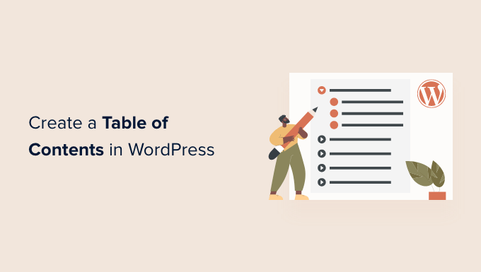 Cara membuat daftar isi di posting dan halaman WordPress