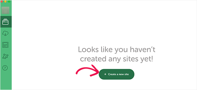 Create new site