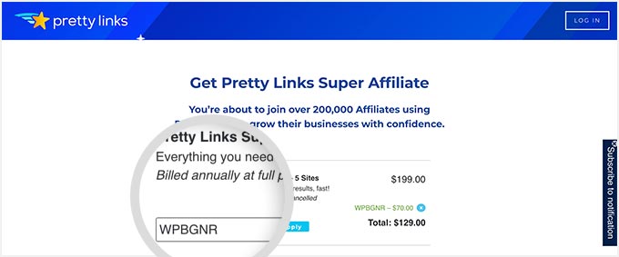 Pretty Links Discount Code