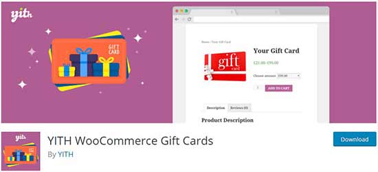 YITH WooCommerce gift cards