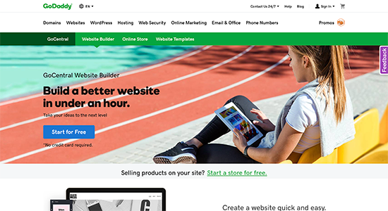 GoDaddy Website Builder