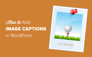 How to Add Caption to Images in WordPress (Beginner's Tutorial)