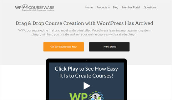 Plugin WP Courseware per la creazione di corsi online