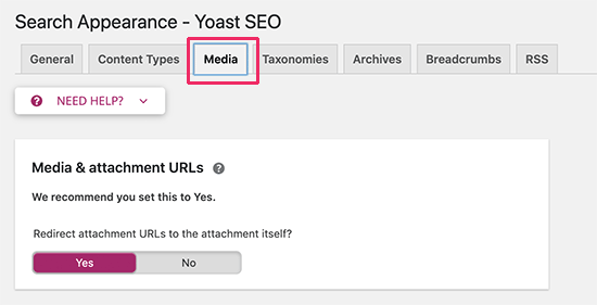 Disable attachment pages